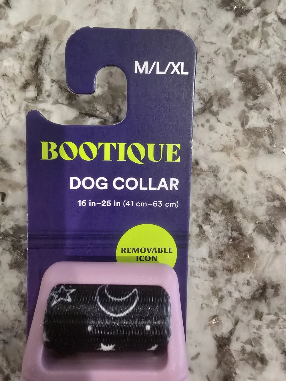 Bootique Black Celestial Pet Bandana & Collar Set